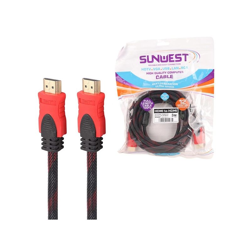 کابل HDMI پوست ماری سان وست Sunwest طول 10 متر