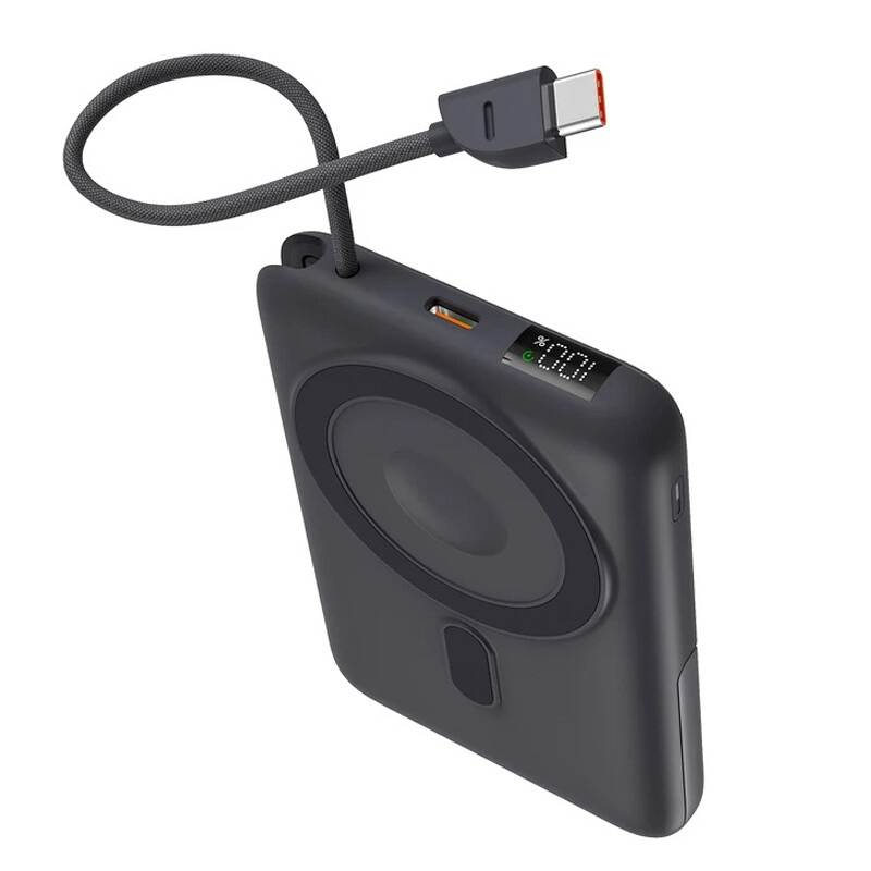 پاور بانک بی سیم فست شارژ هیسکا HP-133PD QC3.0 PD 22.5W ظرفیت 10000 میلی آمپر ساعت