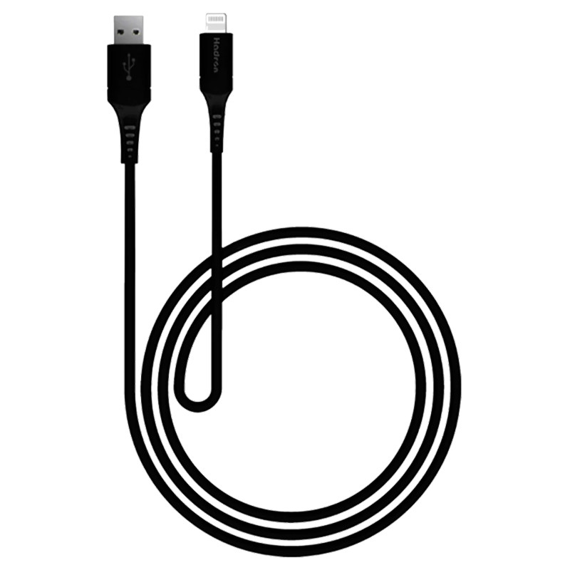 کابل آیفونی فست شارژ هادرون Hadron HTC-A-L01 2.4A 1m
