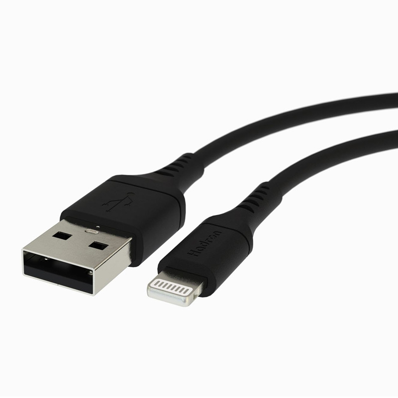 کابل آیفونی فست شارژ هادرون Hadron HTC-A-L01 2.4A 1m