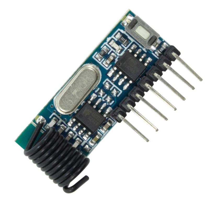 گیرنده ریموت کد لرن 4 کاناله ASK 433MHz سوپرهترودین مدل RX480